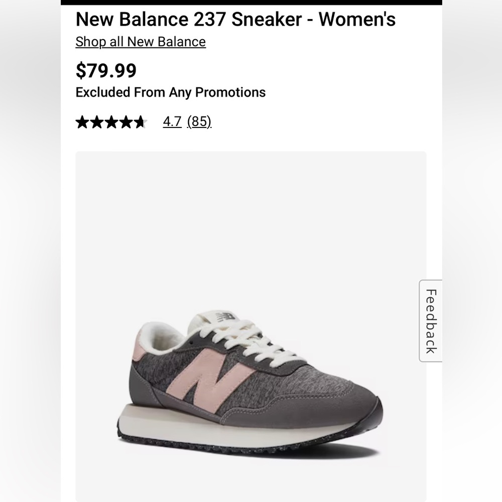 New Balance 237 women’s shoes